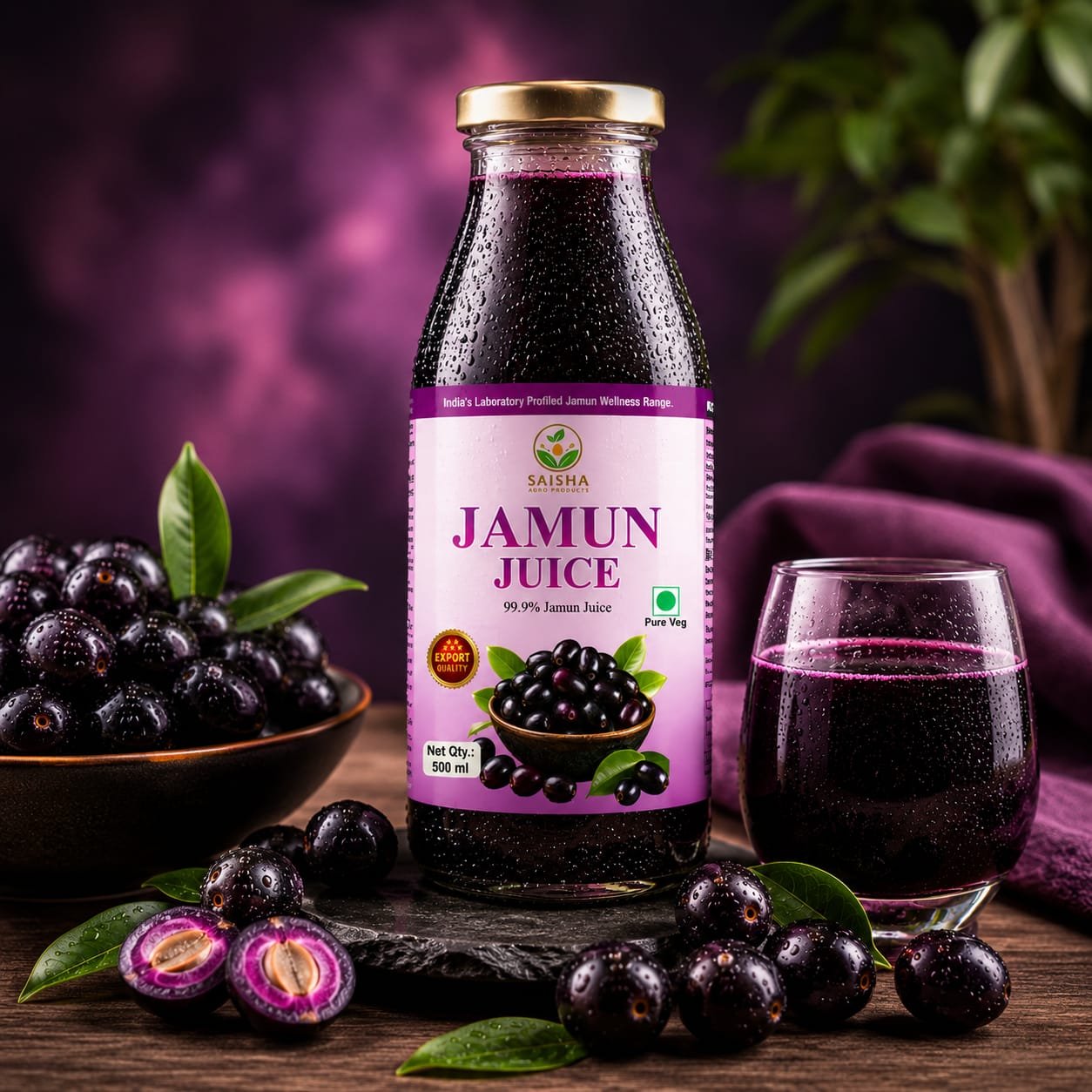Jamun Juice bottle